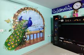 3D Peacock Wall Art